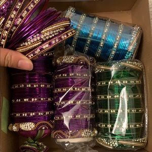 Box of Indian Bangles (Chooriyan) - 3 colors